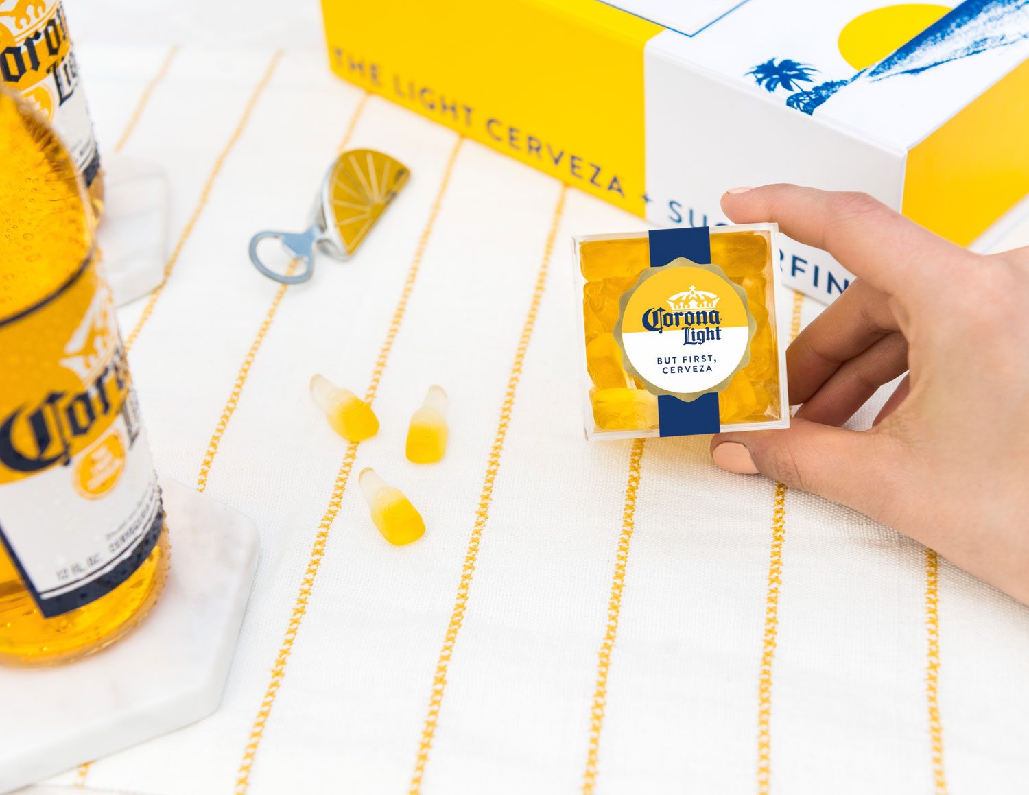 La marque de bière Corona va commercialiser des bonbons à la bière ! (mais sans alcool)
